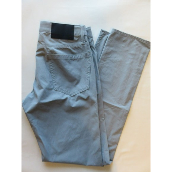 Vineyard Vines Mens 28x32 OTG On the Go Grey Pants Performance Stretch Chino EUC - Picture 3 of 9